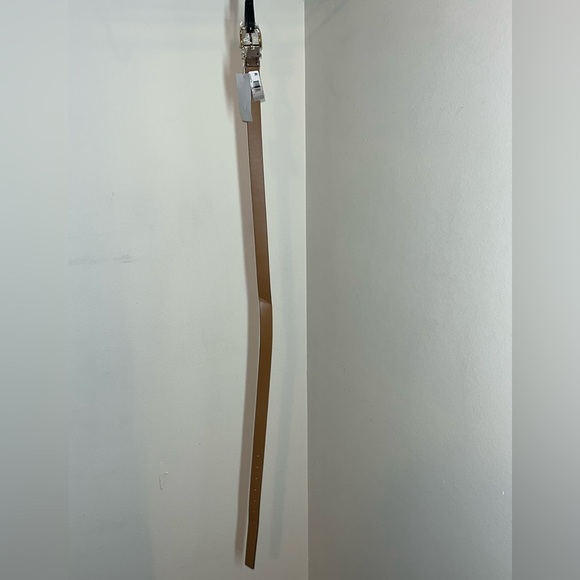 NWT Kate Spade Stitched Edge Genuine Leather Belt in Pink Size Medium - Picture 2 of 5